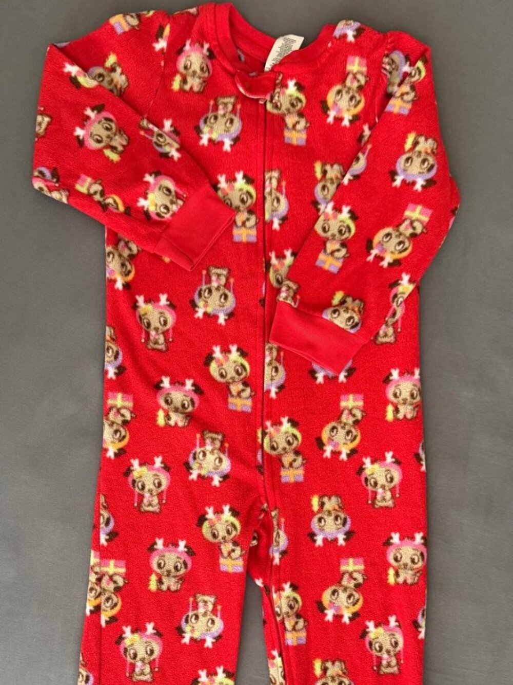 🎄 Joe Boxer Girls’ Christmas One-Piece Pajamas – Size 6 🎄